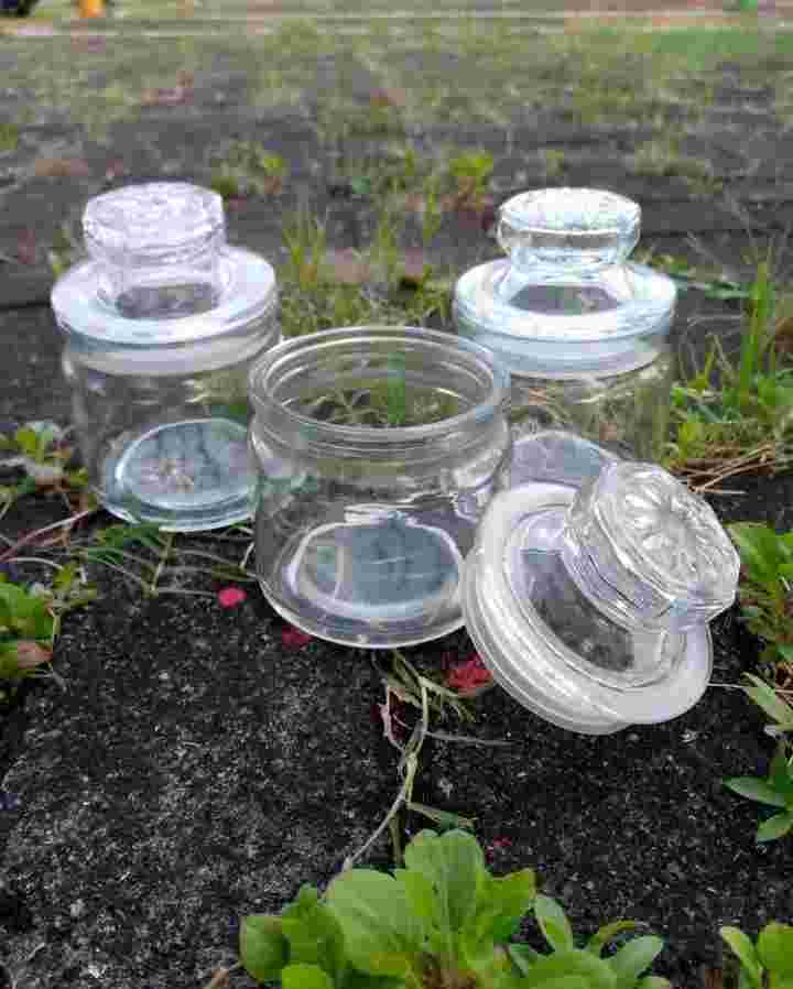 Toples kaca mini