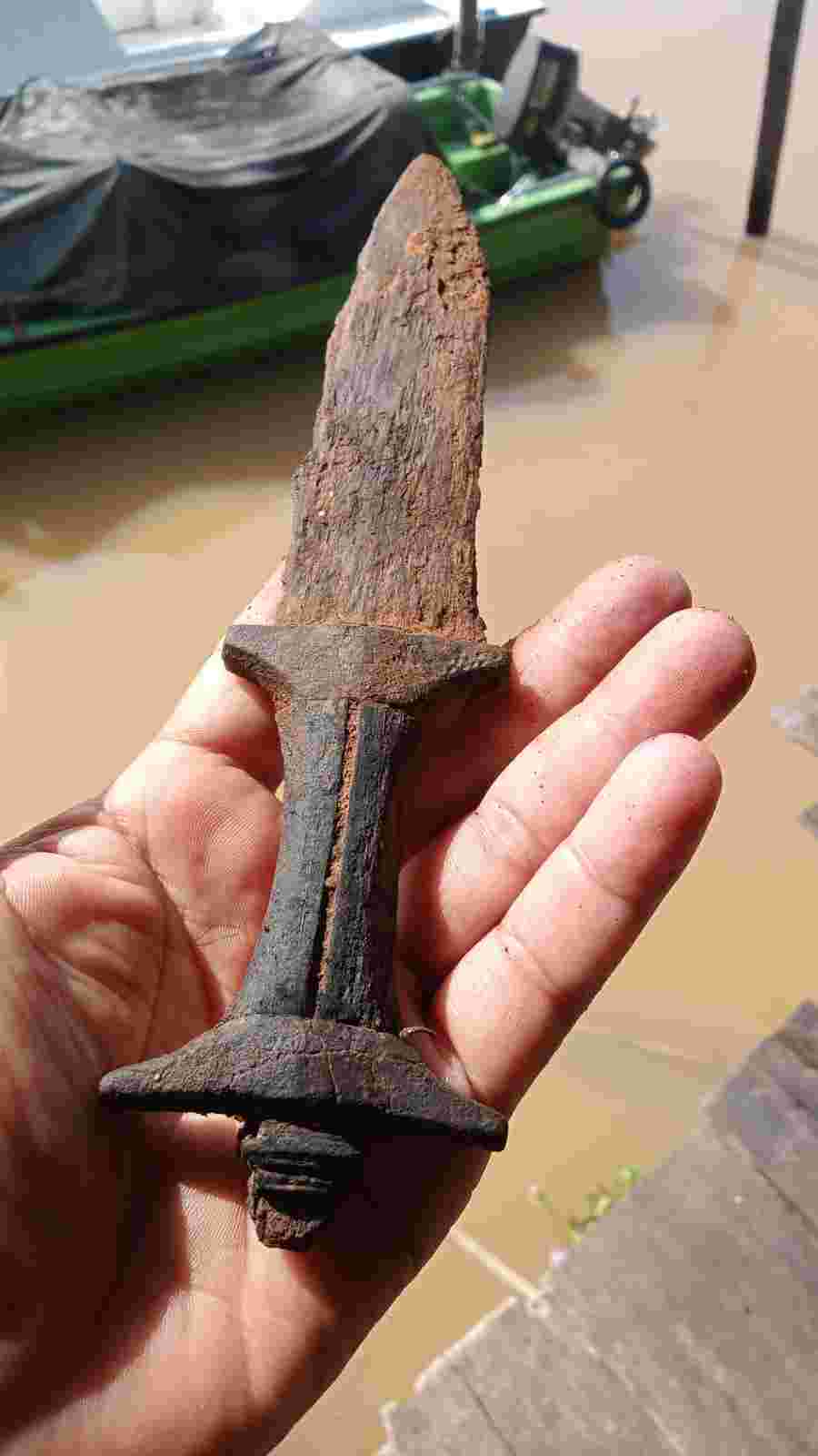 Kadga kuno temuan sungai Musi handel Gading kuno