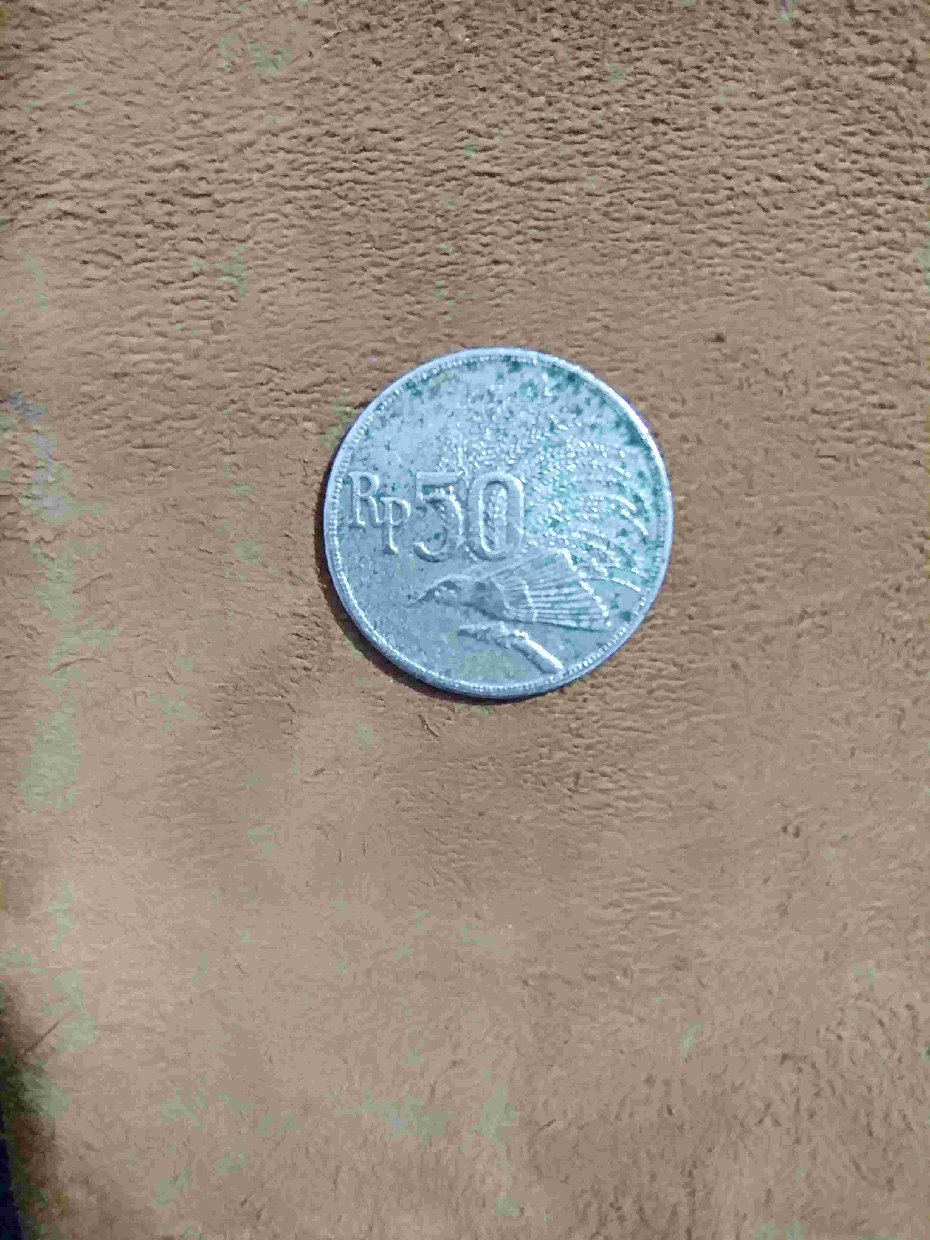 Numismatik Uang Koin 50 Rupiah 1971 Cendrawasih Kode 3 Uang Kuno 50 Rupiah