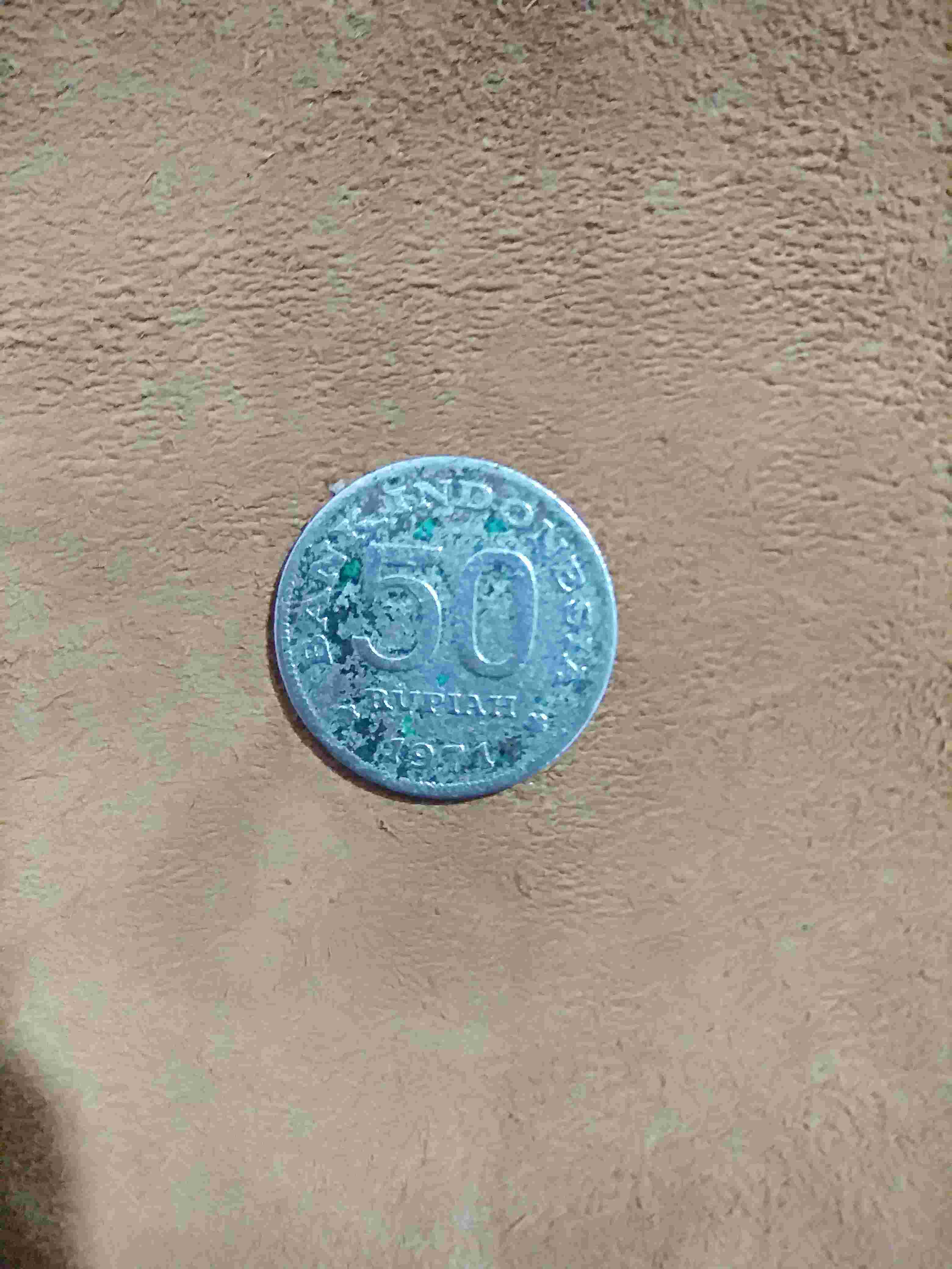 Numismatik Uang Koin 50 Rupiah 1971 Cendrawasih Kode 4 Uang Kuno 50 Rupiah