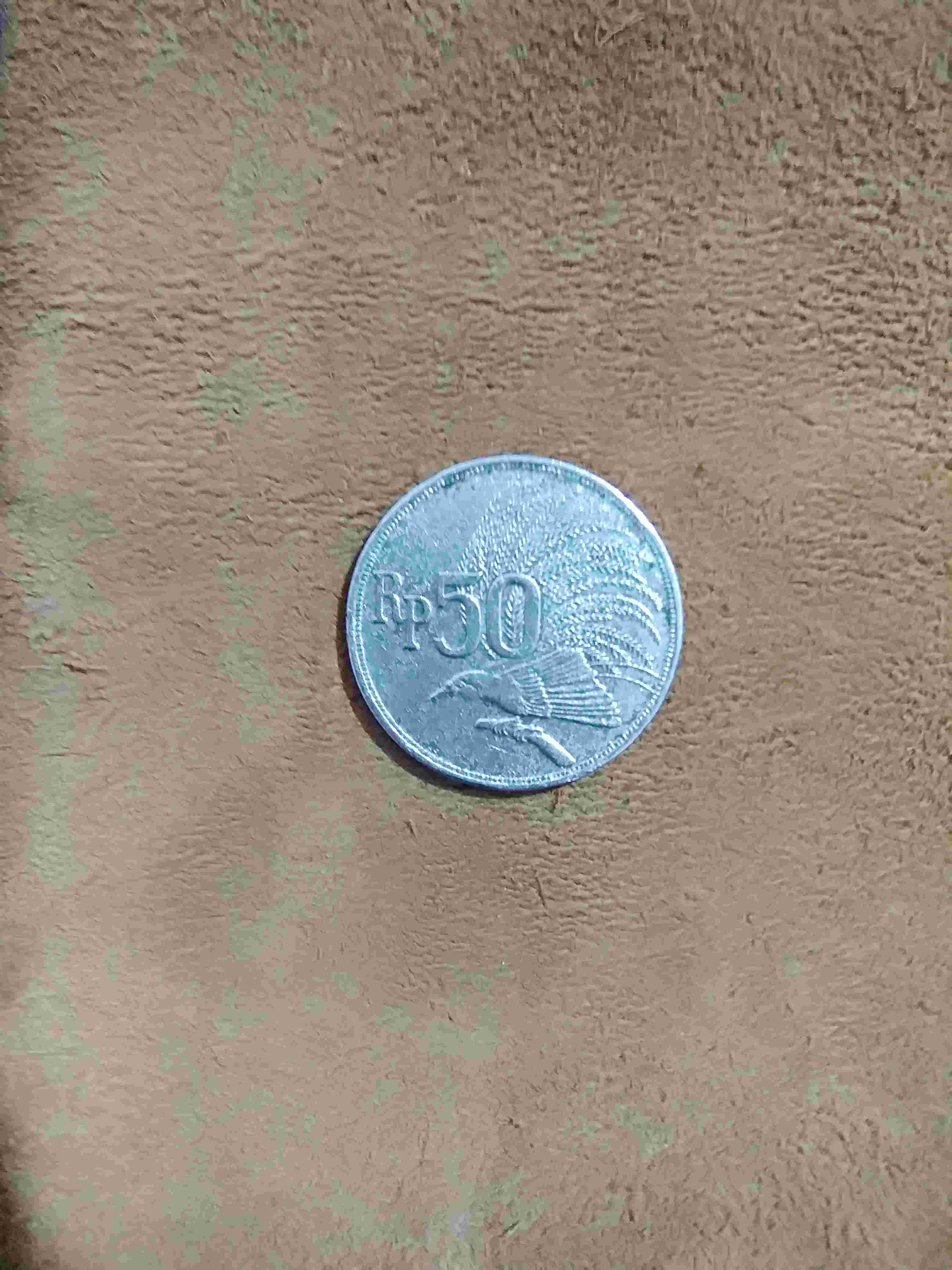 Numismatik Uang Koin 50 Rupiah 1971 Cendrawasih Kode 5 Uang Kuno 50 Rupiah