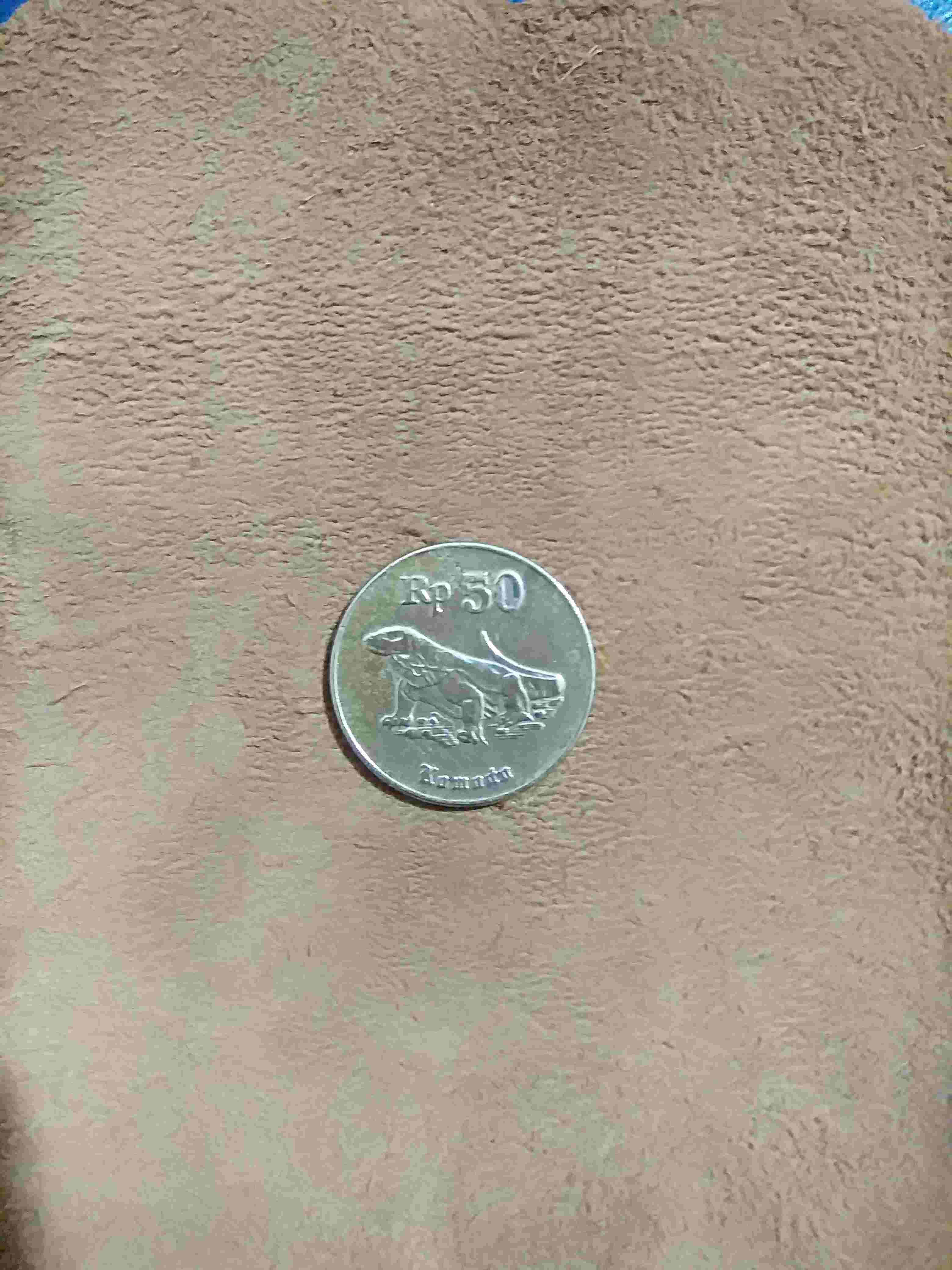 Numismatik Uang Koin 50 Rupiah 1996 Komodo Kode 7 Uang Kuno 50 Rupiah