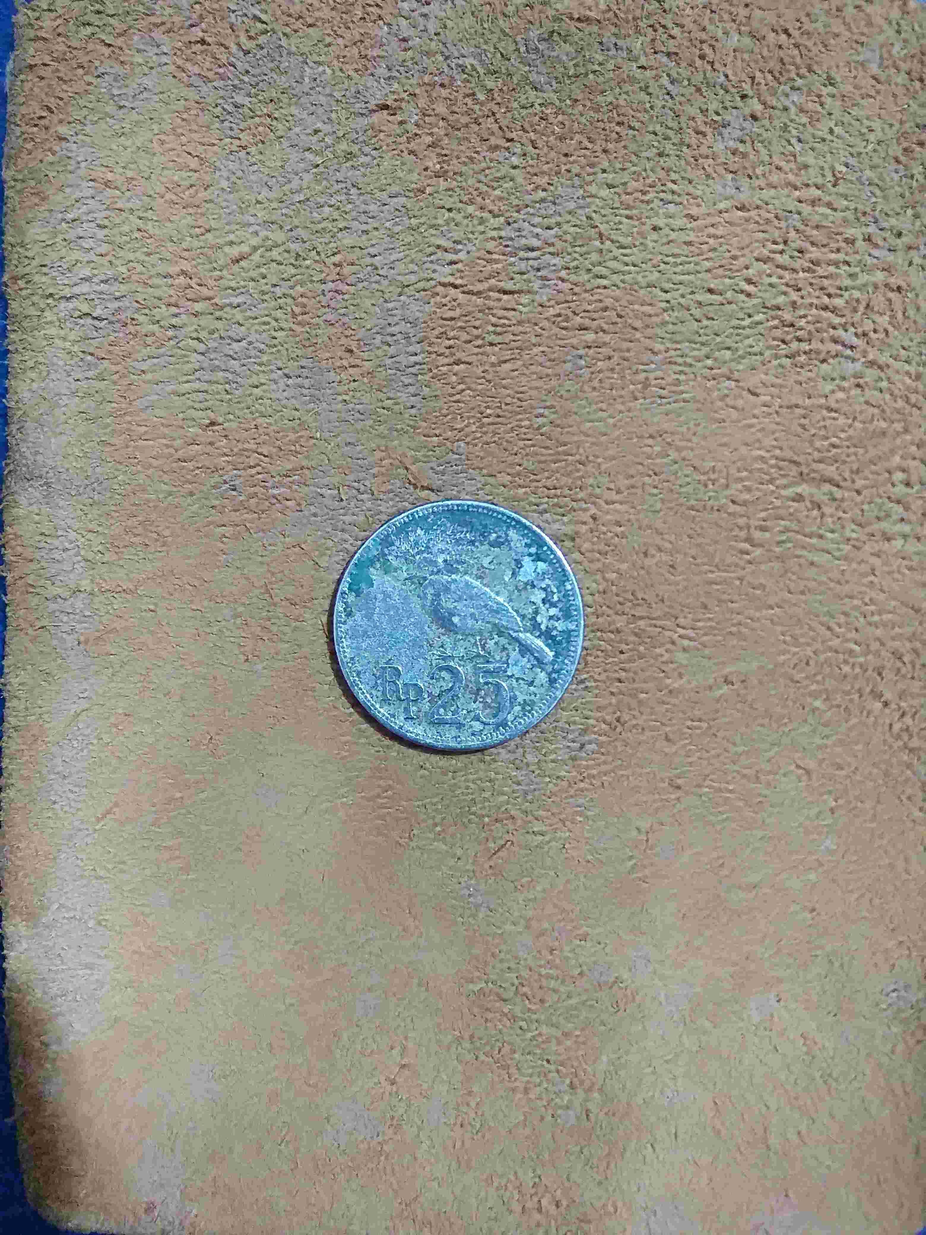 Numismatik Uang Koin 25 Rupiah 1971 Merpati Kode 3 Uang Kuno 25 Rupiah