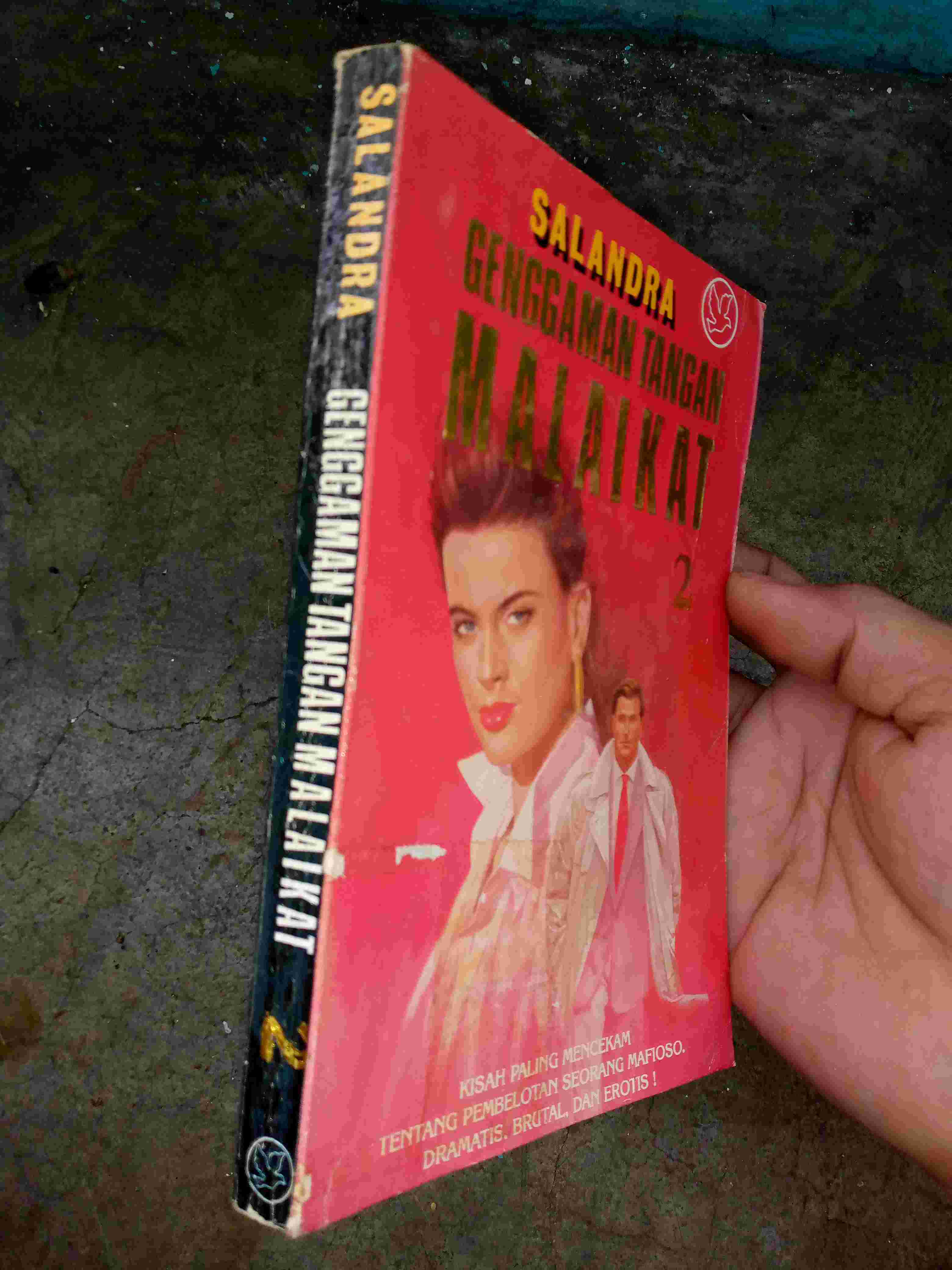 Novel SALANDRA Genggaman Tangan Malaikat 2 Terbitan SANJAYA Cetakan Pertama Tahun 1993