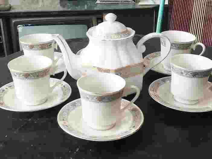Tea set keramik jadul