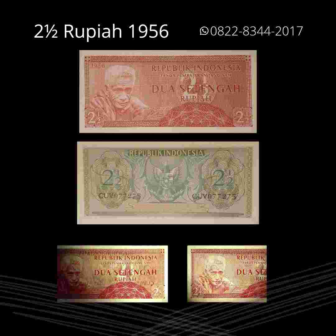 Uang 2½ Rupiah Tahun 1956