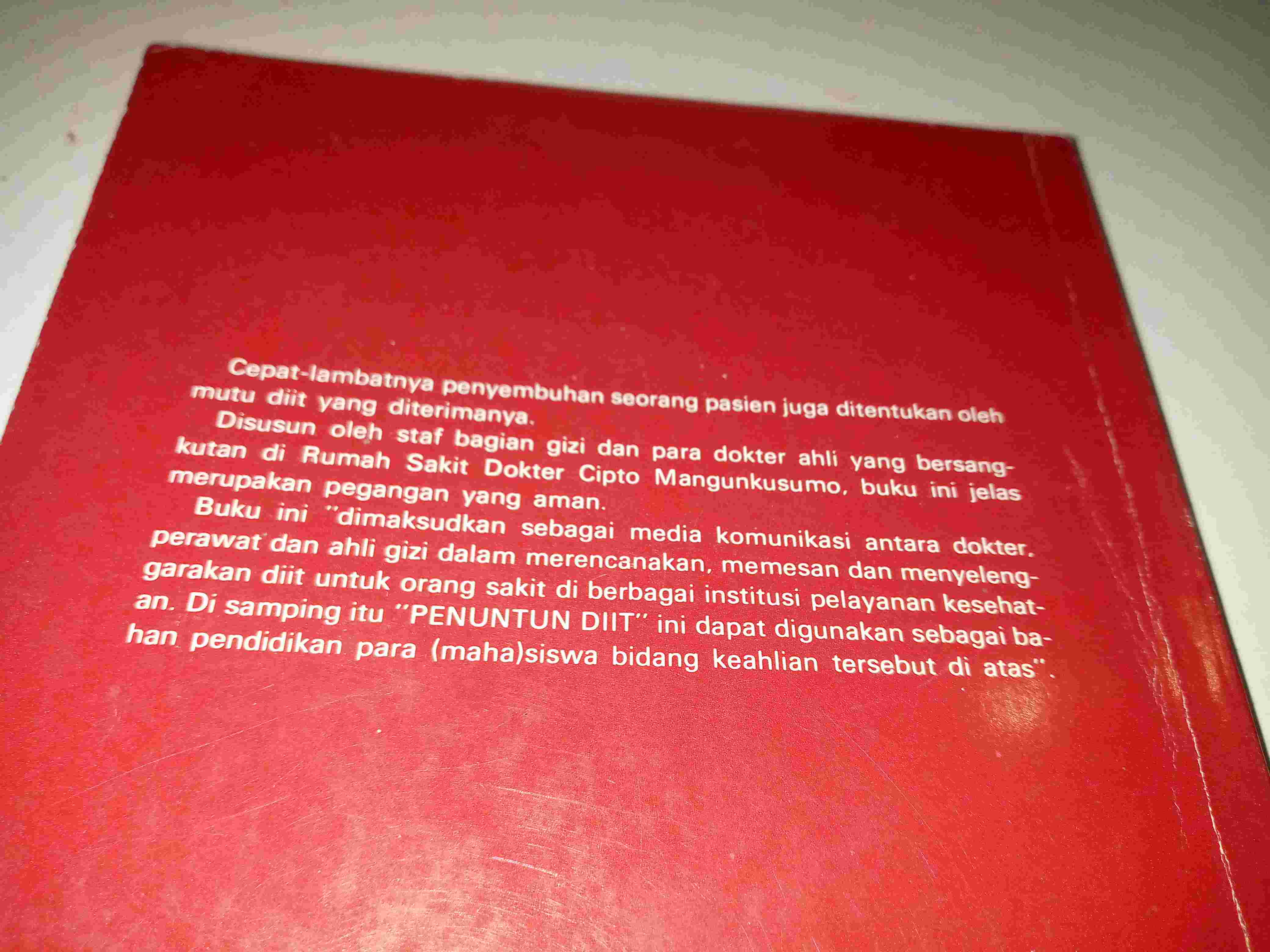 Buku PENUNTUN DIIT Oleh Bagian Gizi RS Dr Cipto Mangunkusumo Dan ...