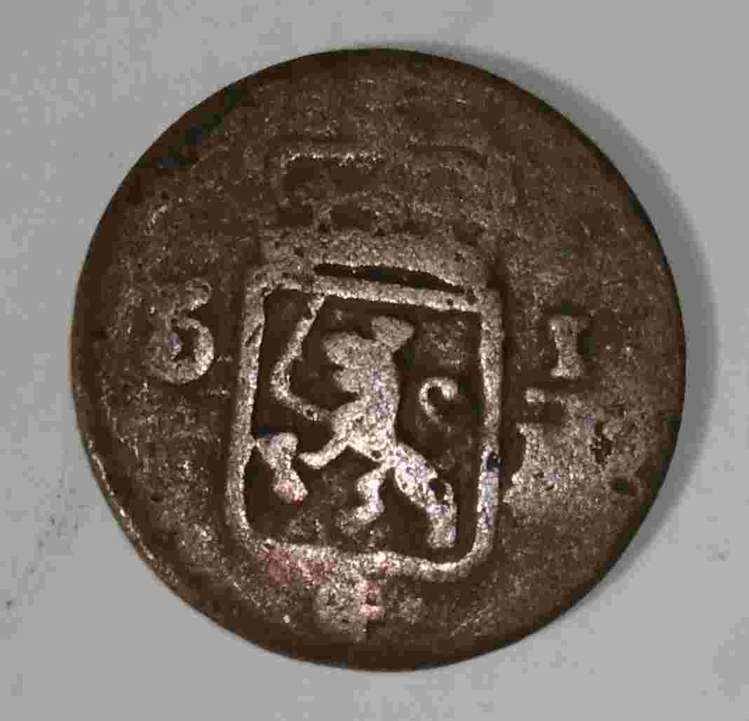 Uang Koin VOC Indie Batavia Tahun 1823.h.691