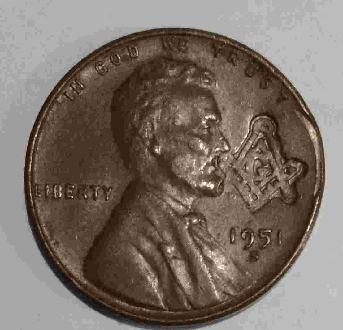 Uang Lincoln One Cent Tahun 1951 s - h.692
