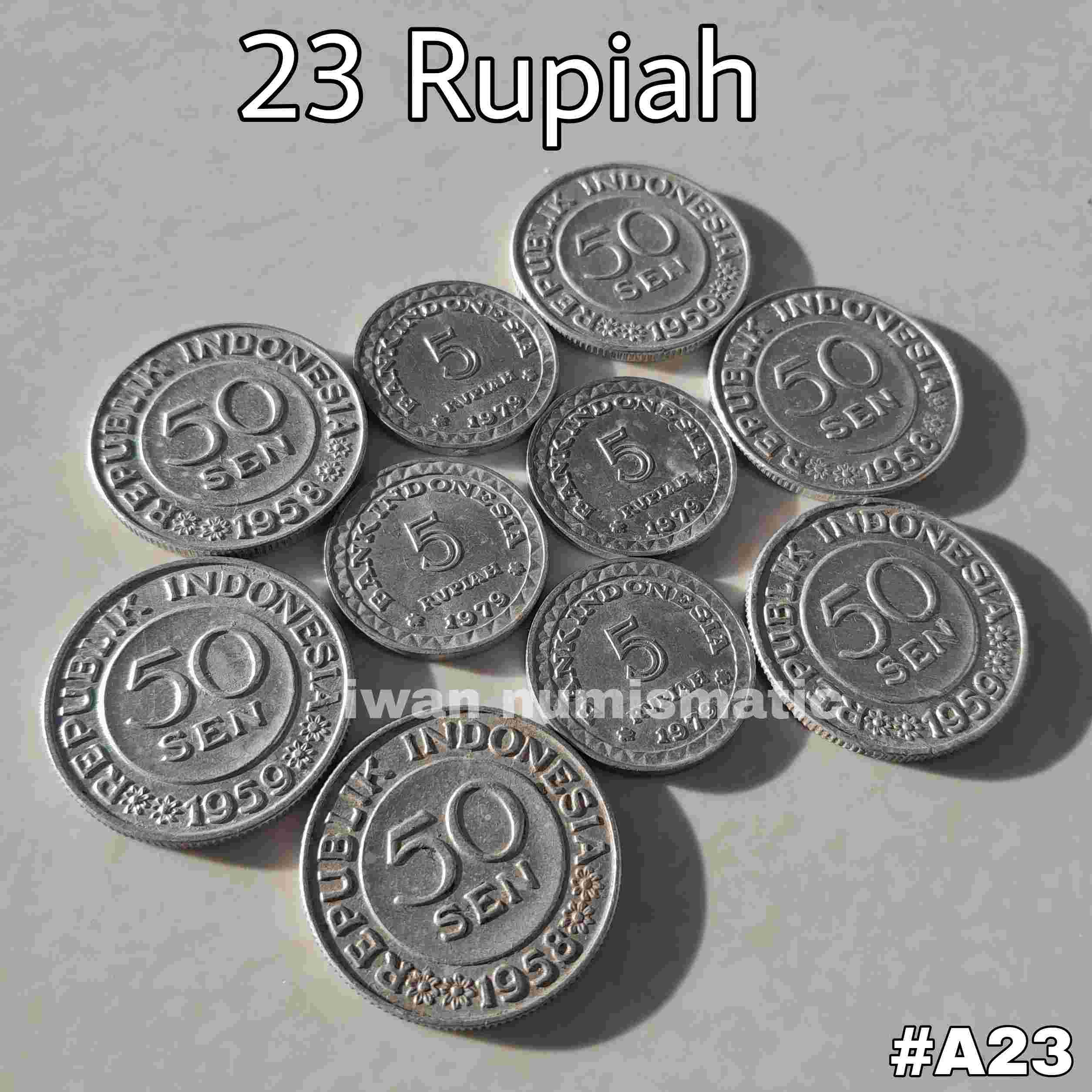 Mahar Uang Kuno Koin 23 Rupiah