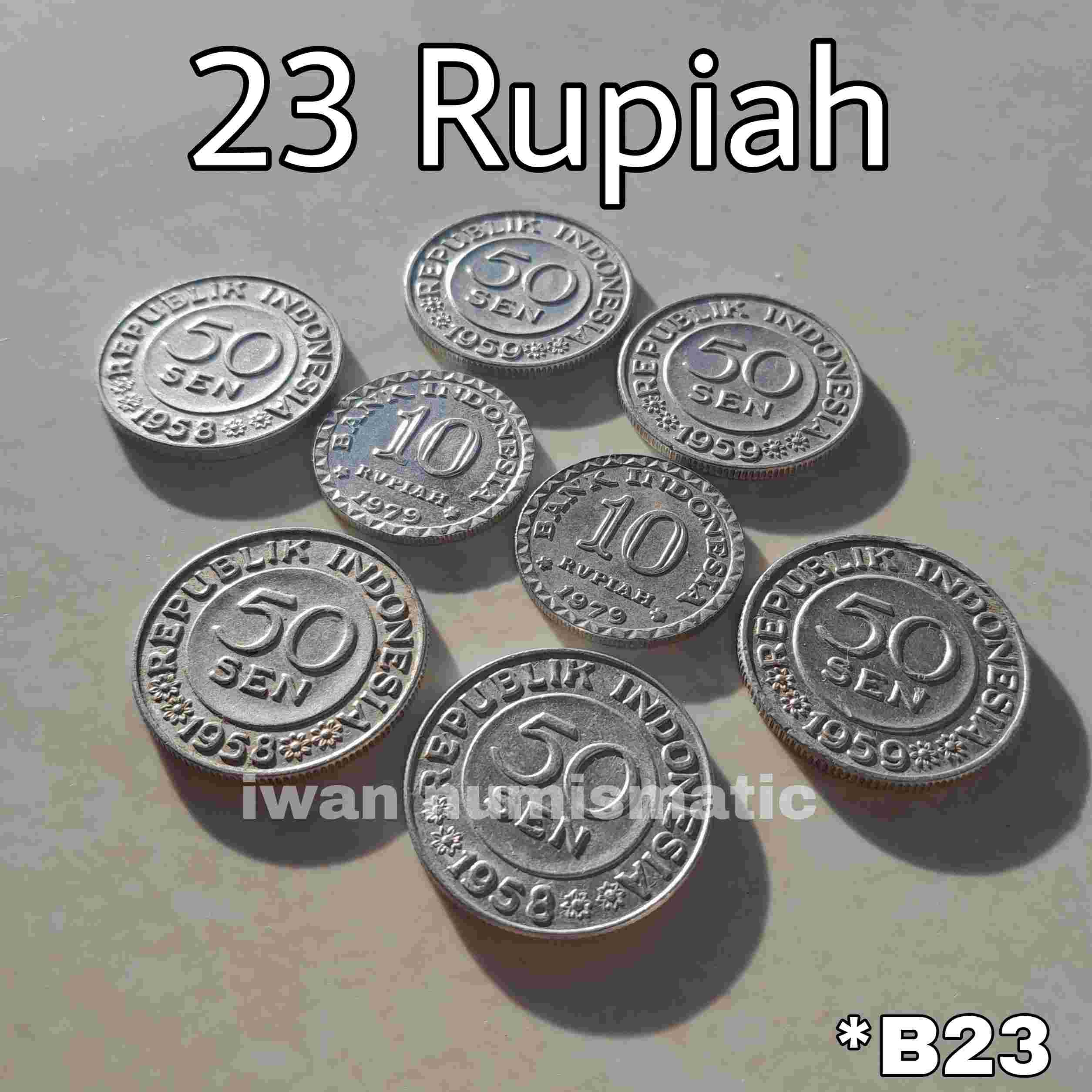 Mahar Uang Kuno Koin 23 Rupiah