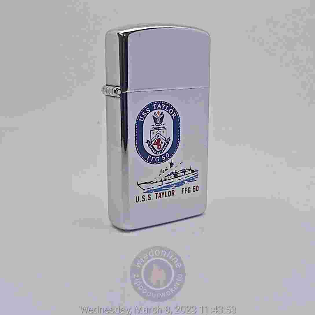ZIPPO 1985 SLIM - USS TAYLOR FFG-50