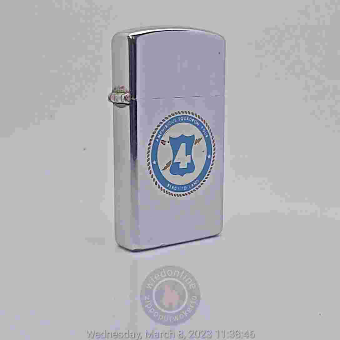 ZIPPO 1982 SLIM - AMPHIBIOUS SQUADRON FOUR