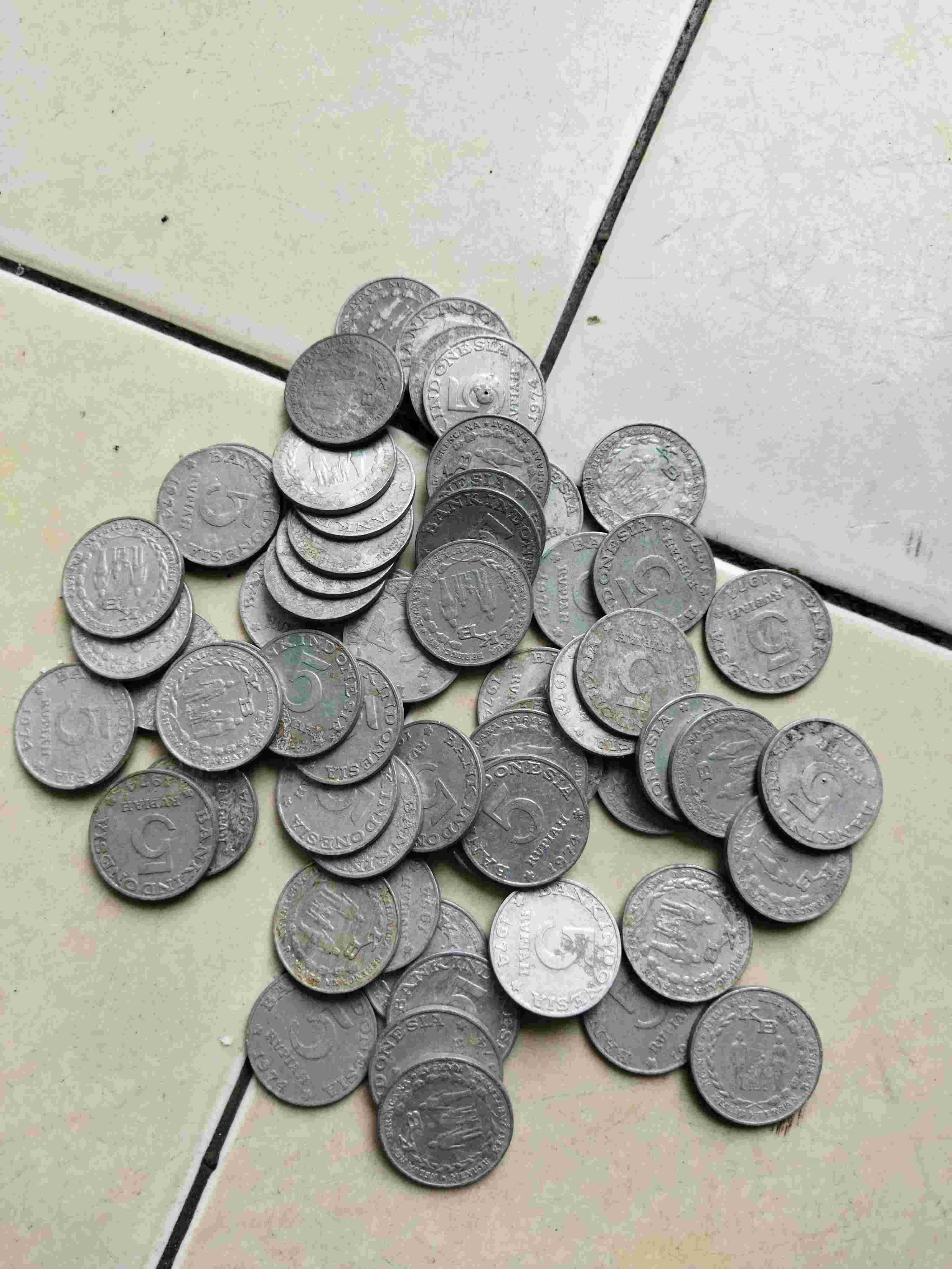 Koin Rp.5 KB besar 50.keping