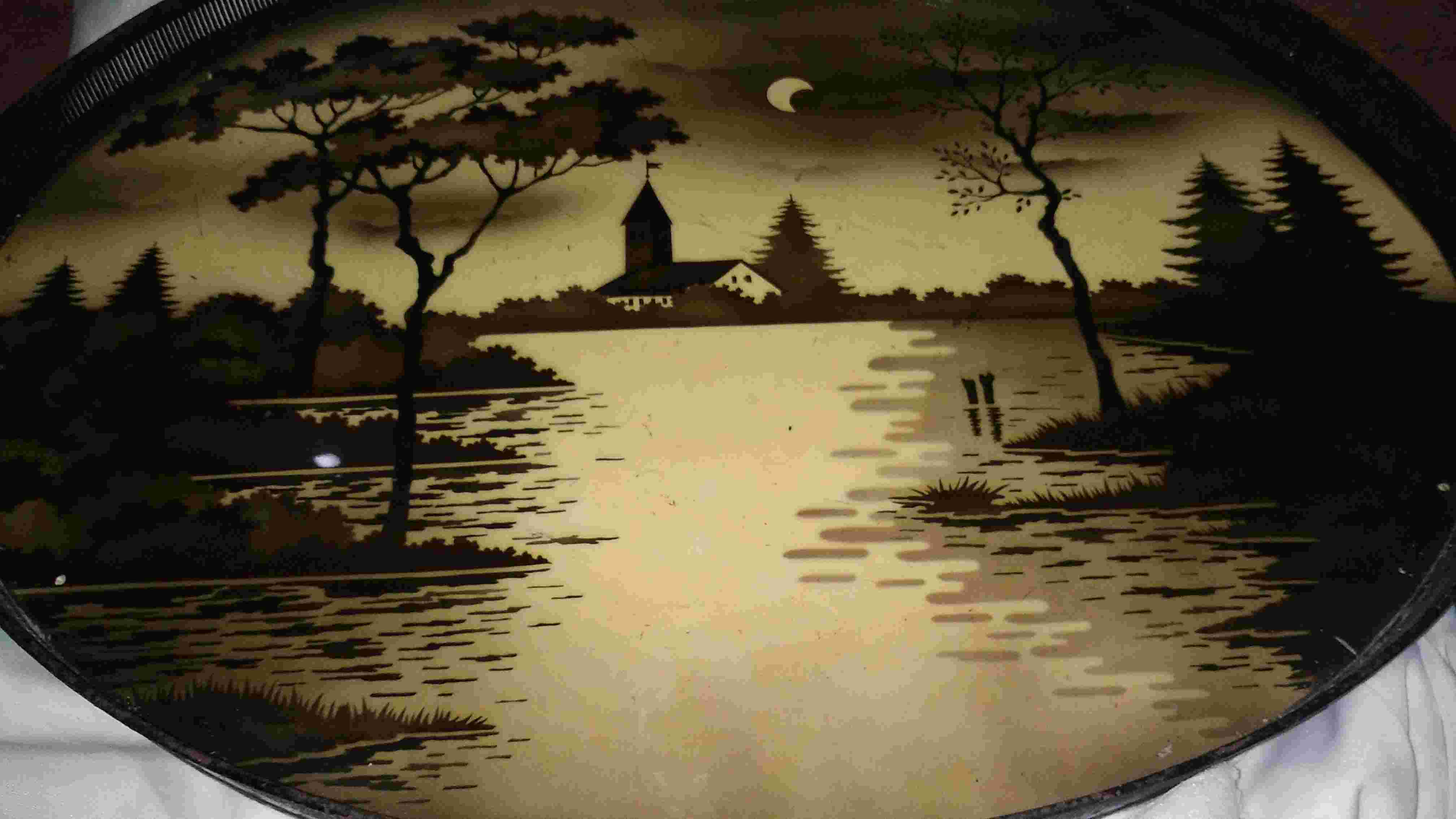 Nampan Keramik Eropa Antik