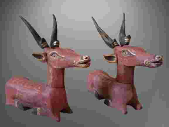 Sepasang Rusa ~ Wood Material