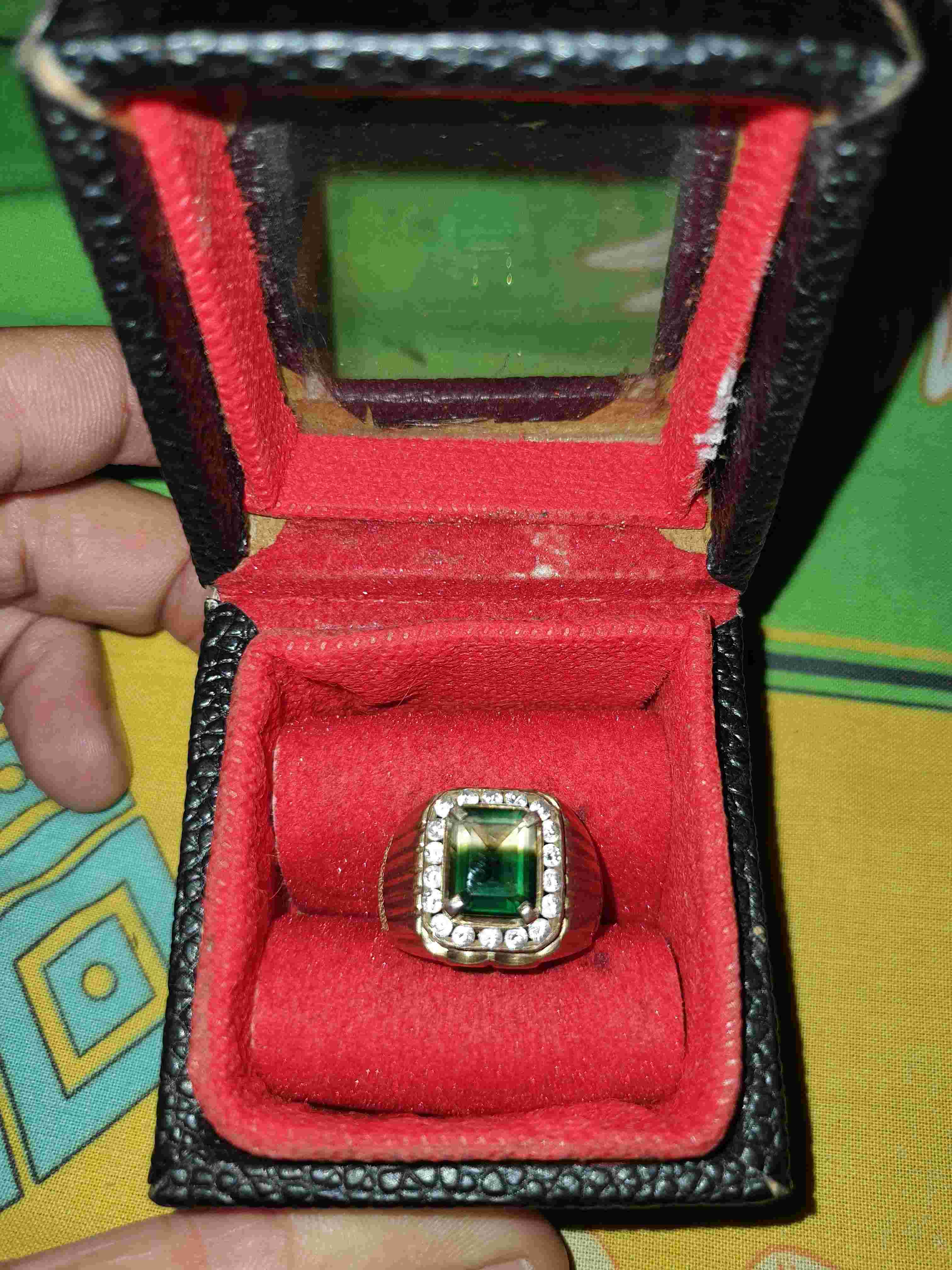 Double coloured tourmaline langka!!