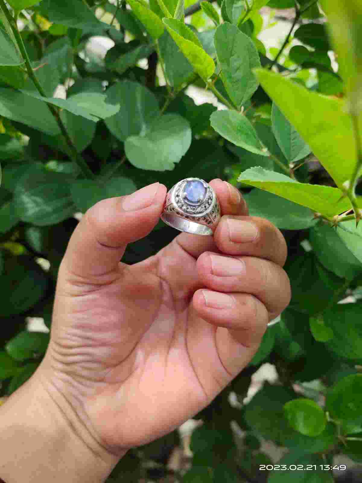 Cincin blue safir