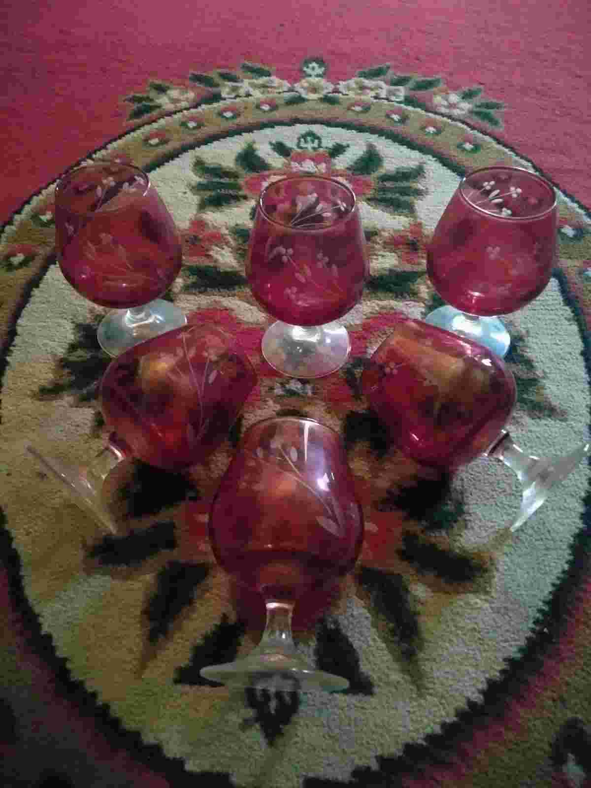 Gelas ukir antik ITALY