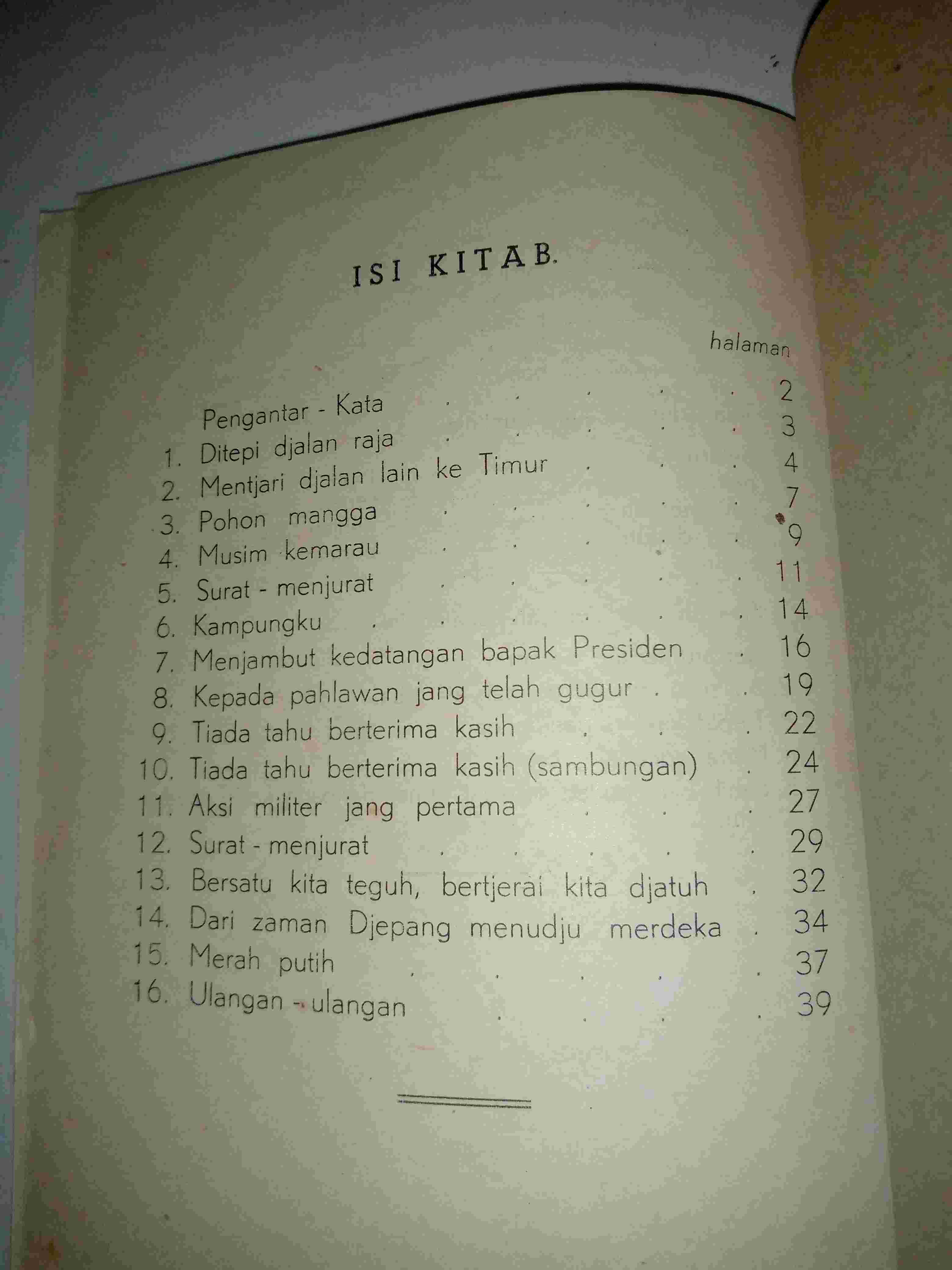 Buku Tua Latihan Udjian Bahasa Indonesia Untuk Kelas Vi Sekolah Rakjat