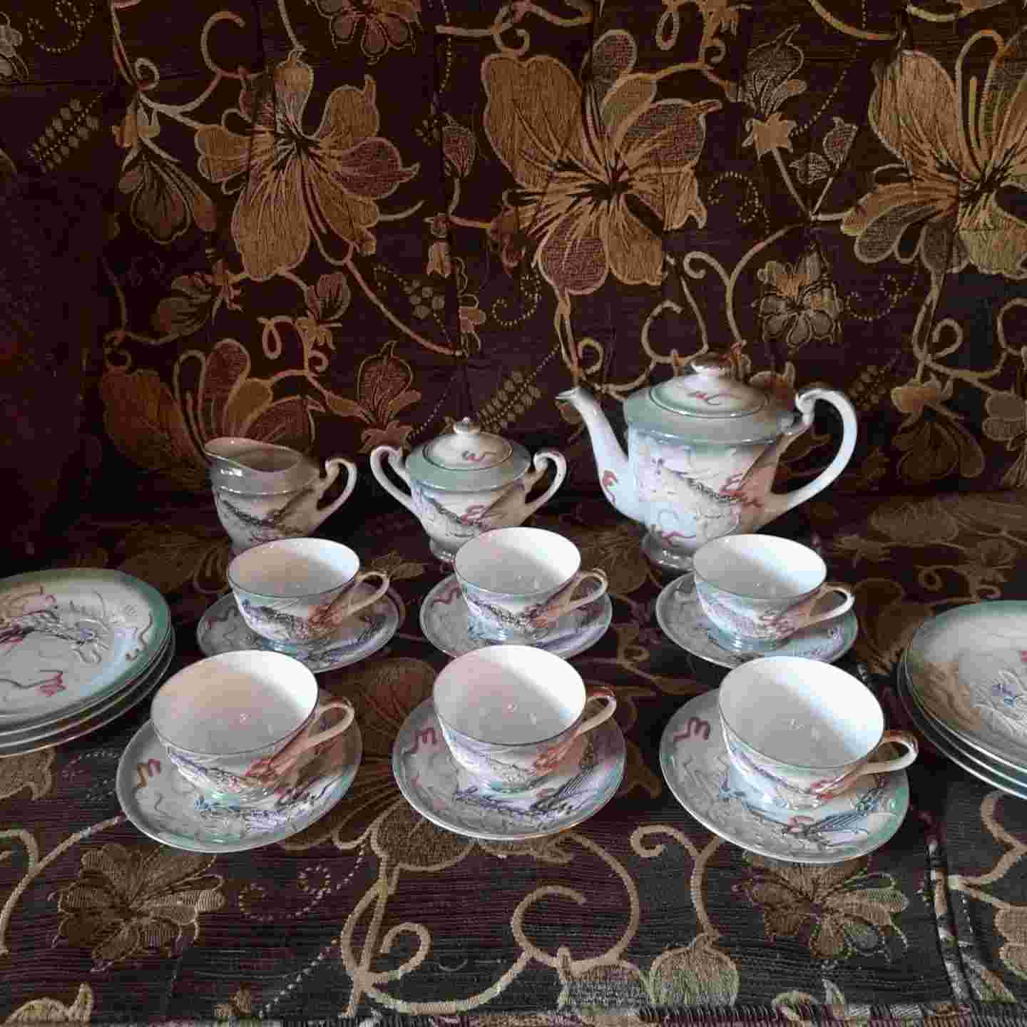 Tea set satsuma oshin