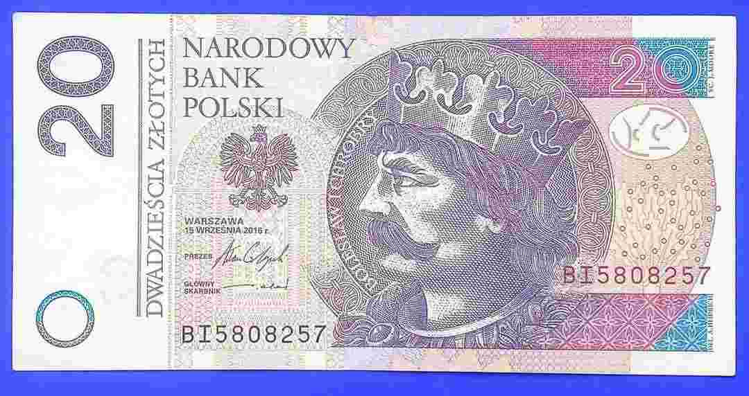 UANG POLANDIA 20 ZLOTYCH