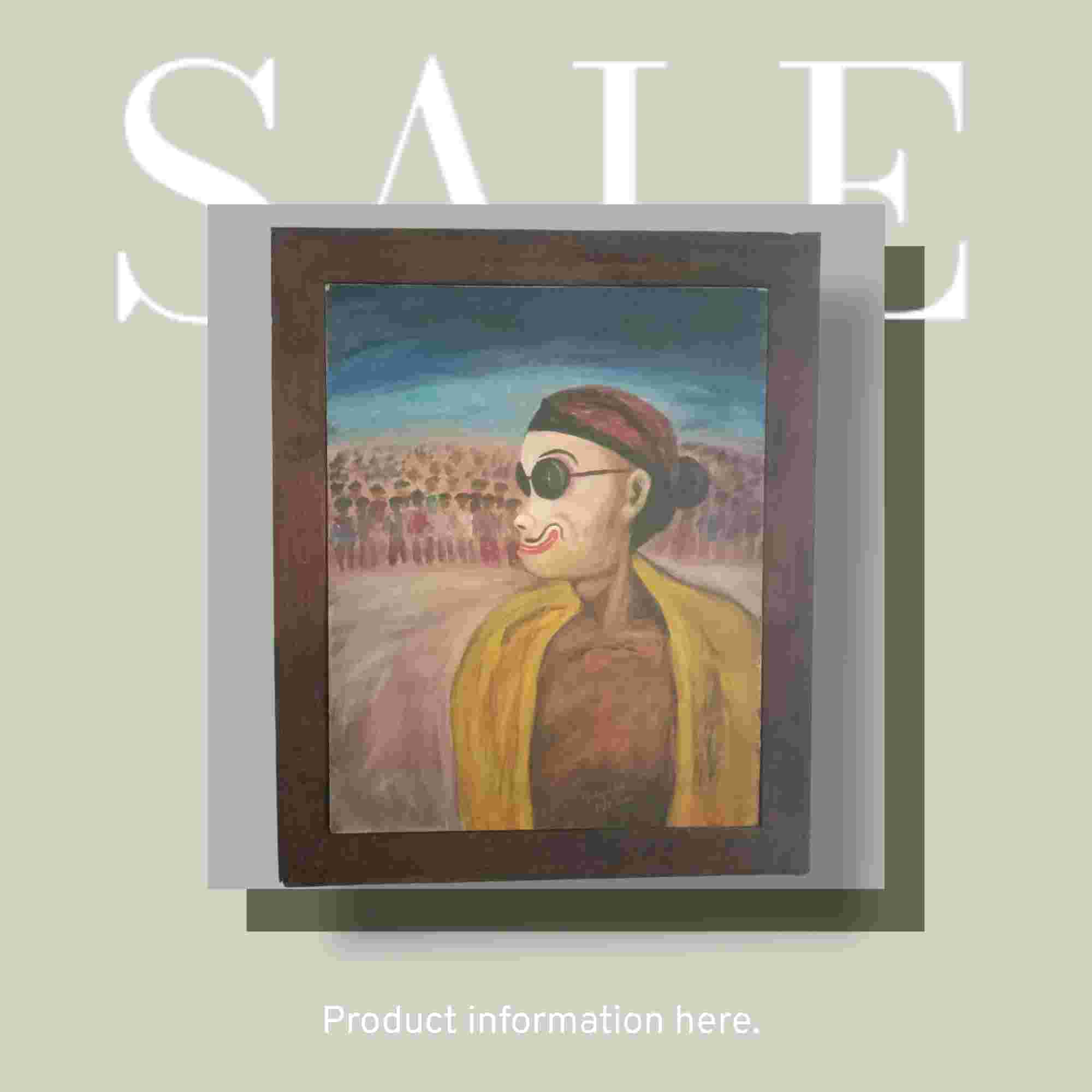 Lukisan kanvas karya Djoko Pekik