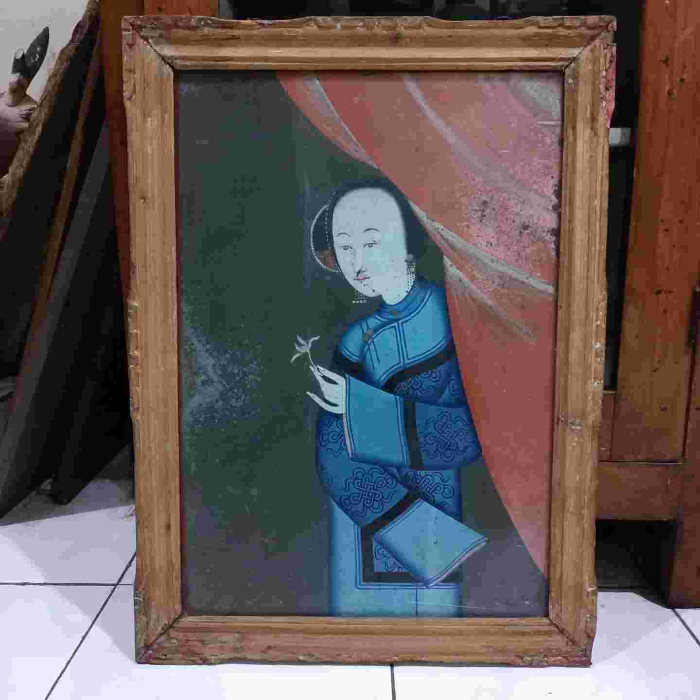 Lukisan Kaca ~ Putri Cempo