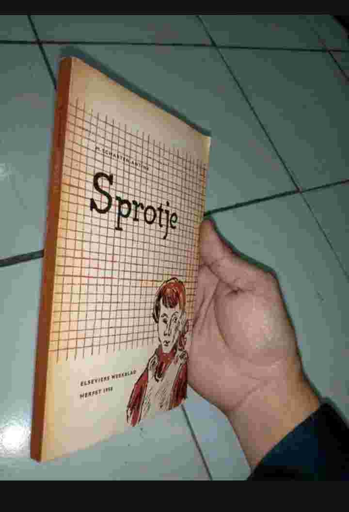Buku Cerita Tua 1958 - SPROTJE - Door M Scharten - Antink - Terbitan ELSEVIER