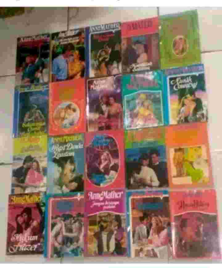 NOVEL ANNE MATHER 796 - 815 DIJUAL 100 RIBU / 20 NOVEL JADUL TERBITAN SANJAYA Jakarta