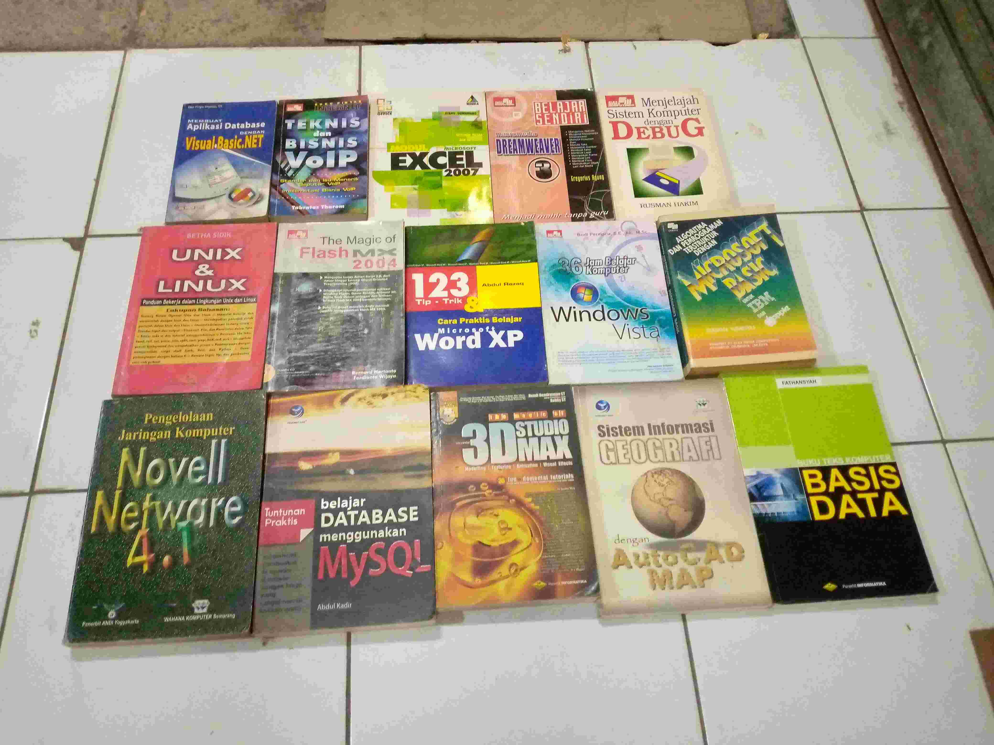 Koleksi No 1191-1205 - BUKU KOMPUTER