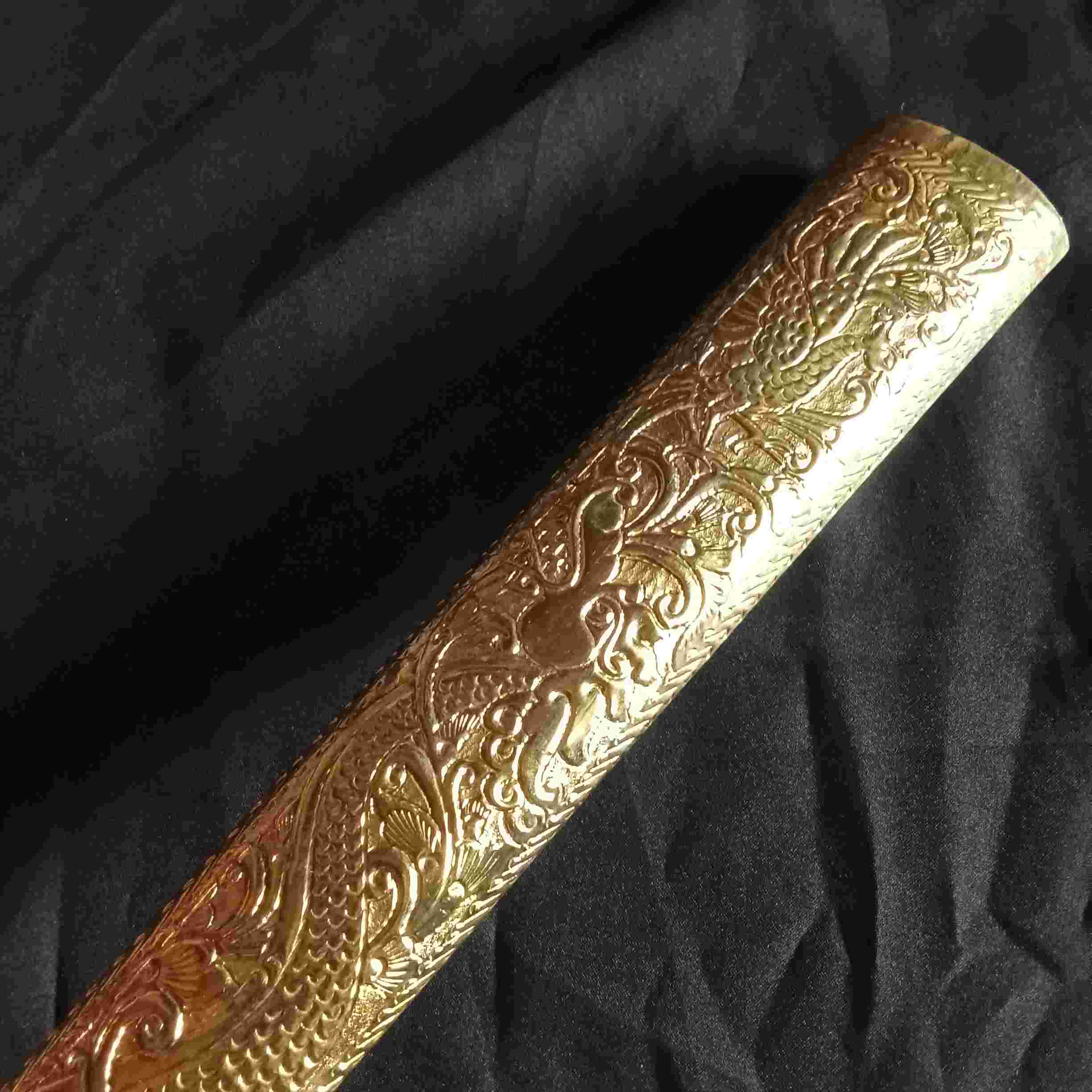 Pendok Keris Corok Pendok Keris Panjang Tebal Ukiran Naga