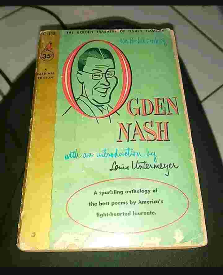 Buku Tua 1955 - OGDEN NASH By Louis Untermeyer - Terbitan NEW YORK