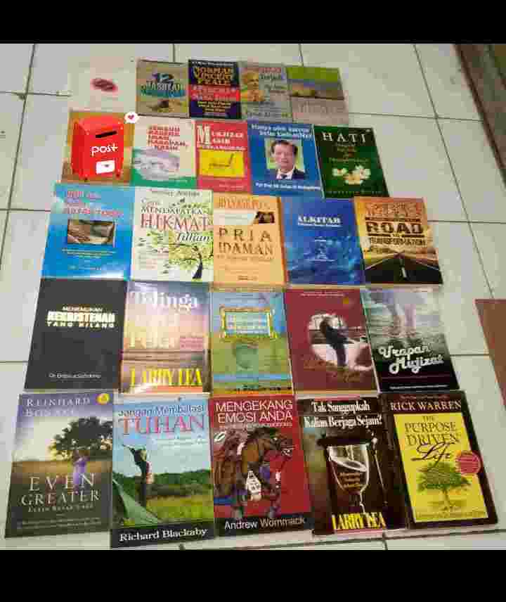 KOLEKSI No 1206 -1230 - BUKU ROHANI NASRANI