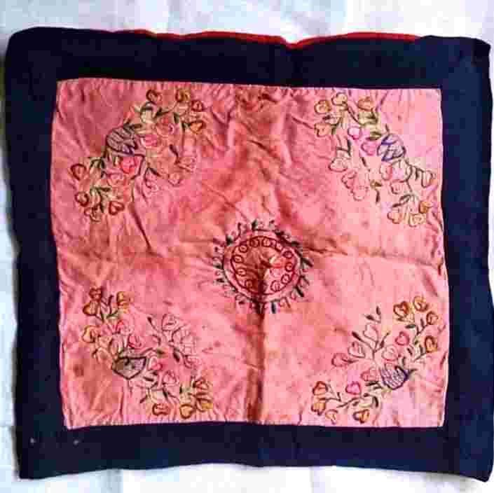 Barang Jadul Kain Taplak Altar Blacu Tua Peranakan Kuno Antik Lawas