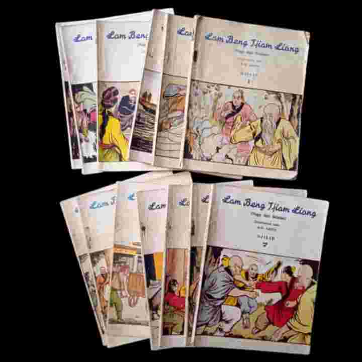 Buku Cersil Lama LAM BENG TJIAM LIONG - S.D.LIONG 13 Buku TAMAT
