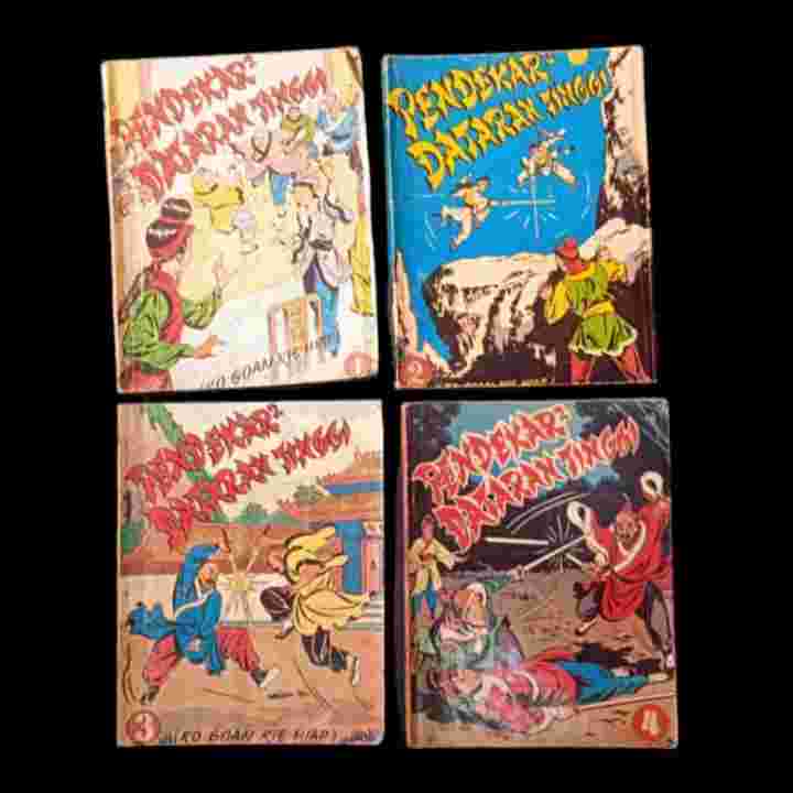 Buku Cersil Lama PENDEKAR² DATARAN TINGGI 4 Buku Tamat - TONG HONG