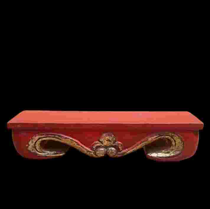 Barang Jadul Tatakan Bancikan Kayu Jati Untuk Cawan Warna Asli Antik