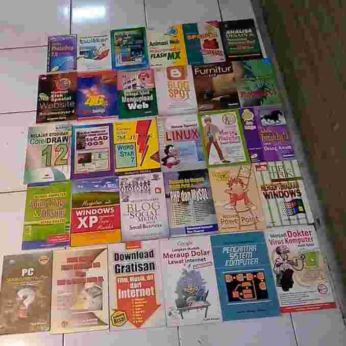 Koleksi No 656 - 685 - BUKU KOMPUTER - STOK TERBATAS