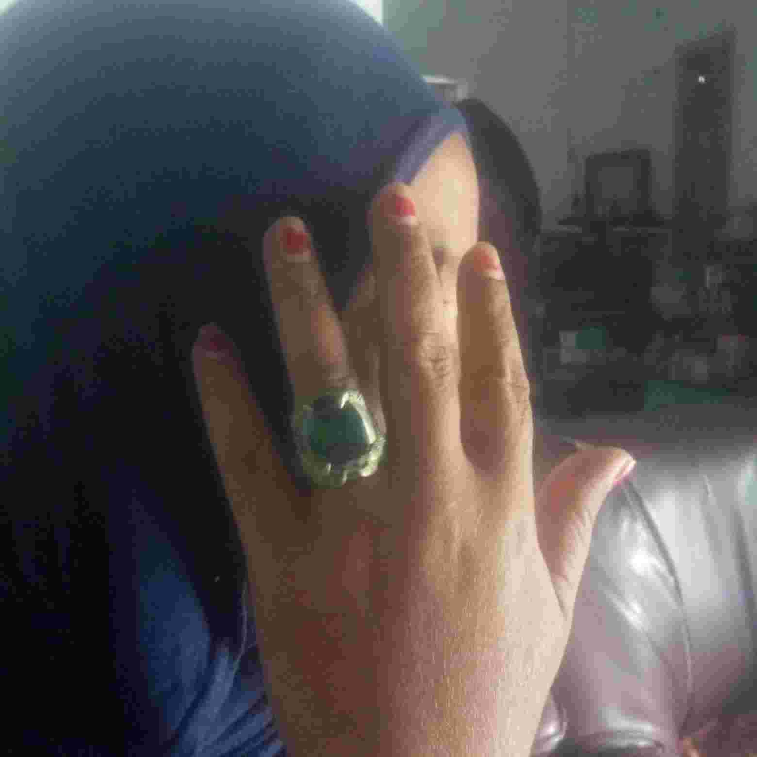 Cincin pria emerald zamrut