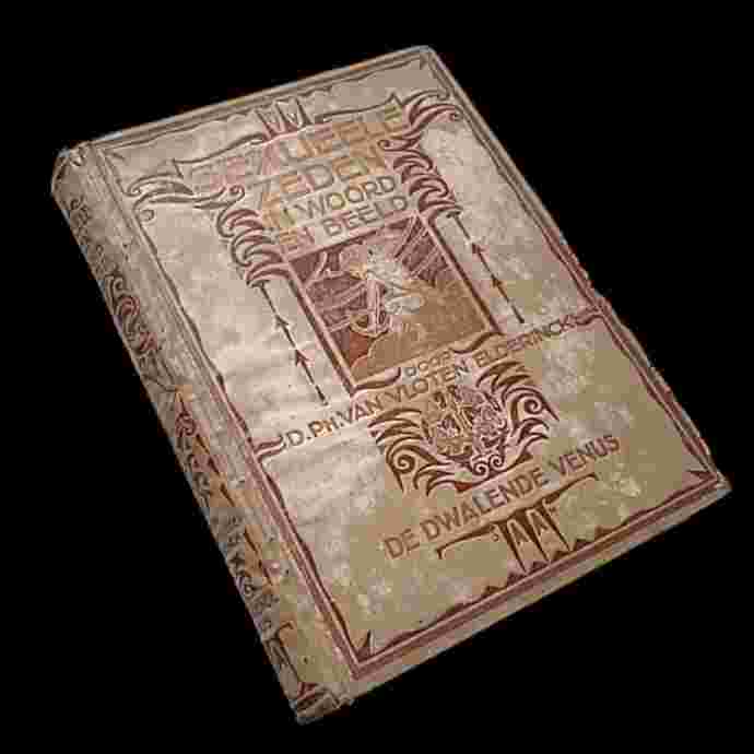 Buku Belanda Besar Lama SEXUEELE ZEDEN IN WOORD EN BEELD 1930an Antik