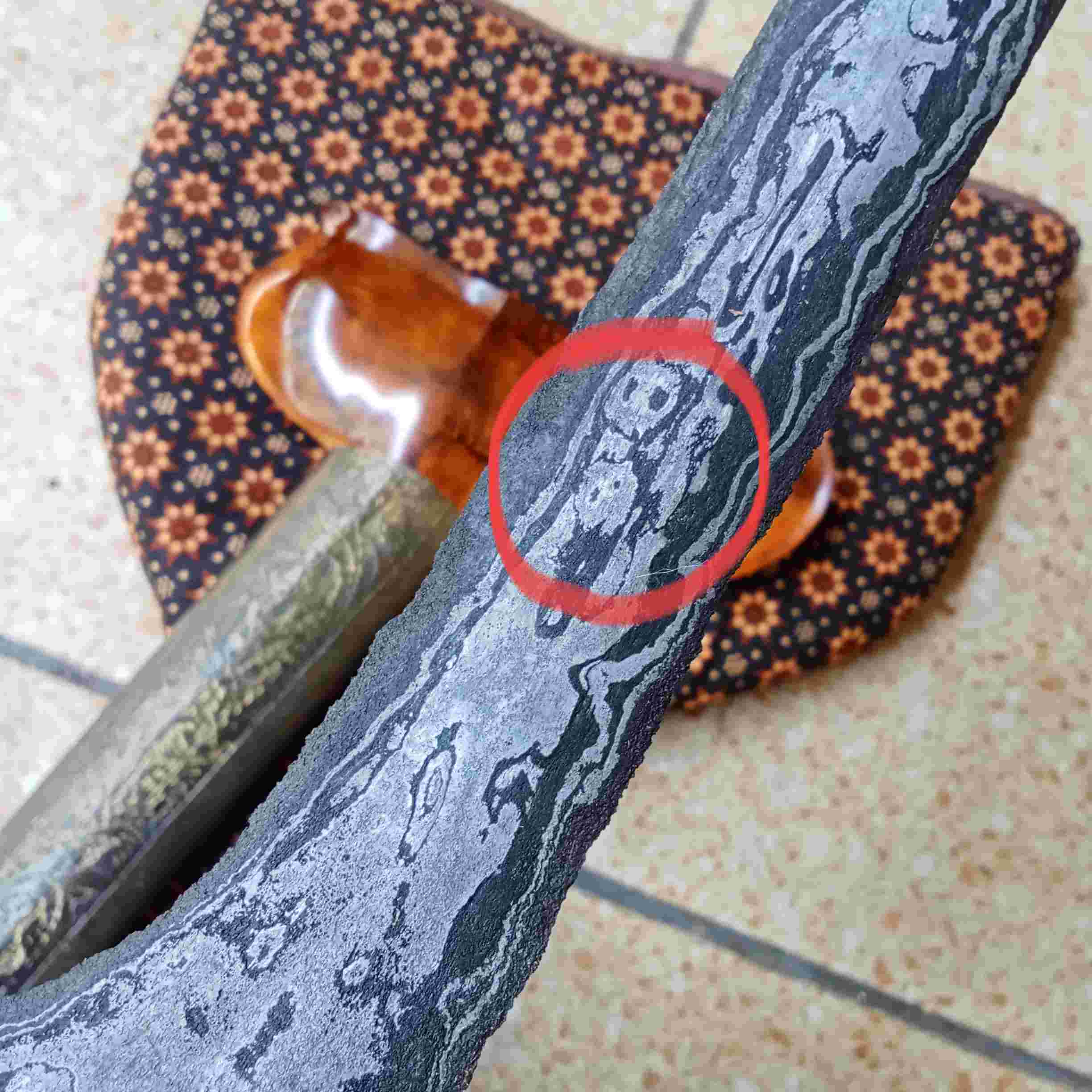 Ke ris Brojol Sepuh Pamor Angsar Kawibawan Pemagaran Kinurung Istimewa 