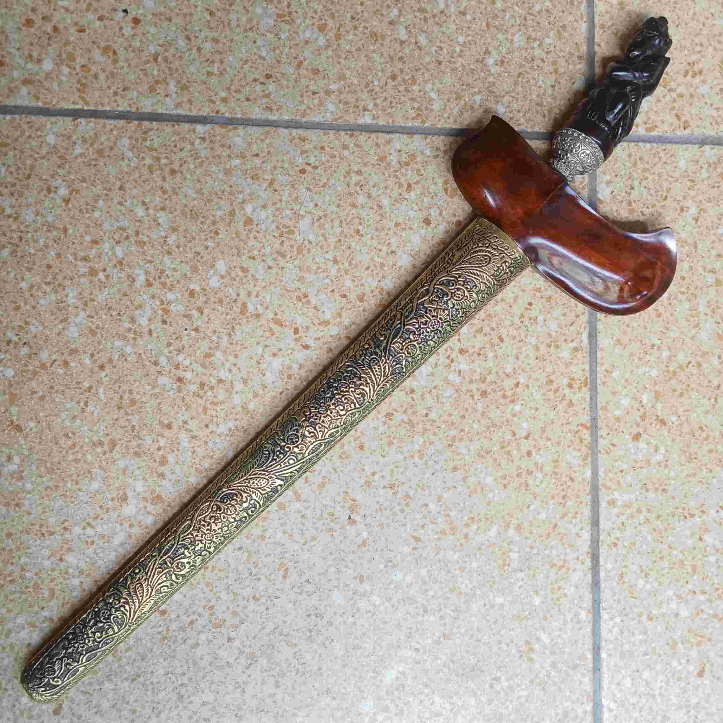 Keris Pandowo Lare Corok Pamor Miring Sangat Terawat Koleksi Aitem 