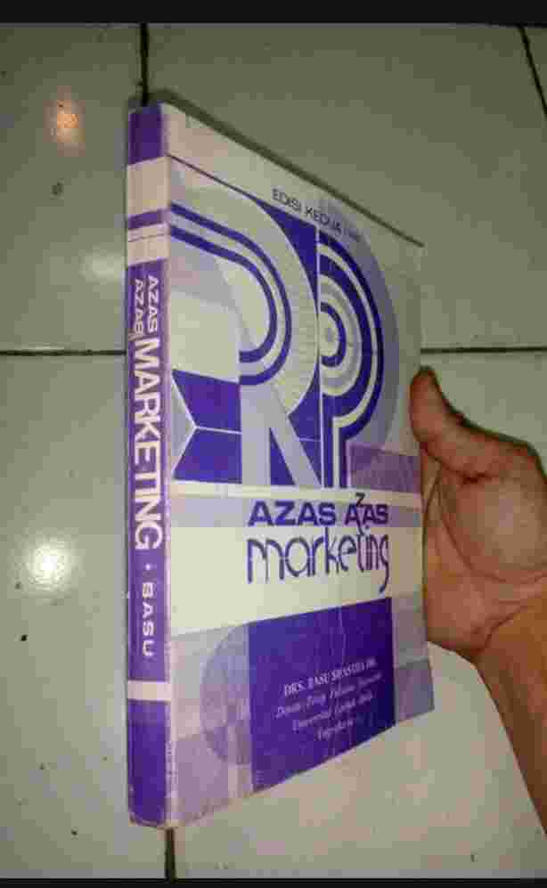 Buku AZAS AZAS MARKETING Oleh Drs Basu Swasta DH Penerbit Universitas Gajah Mada Yogyakarta Tahun 1981