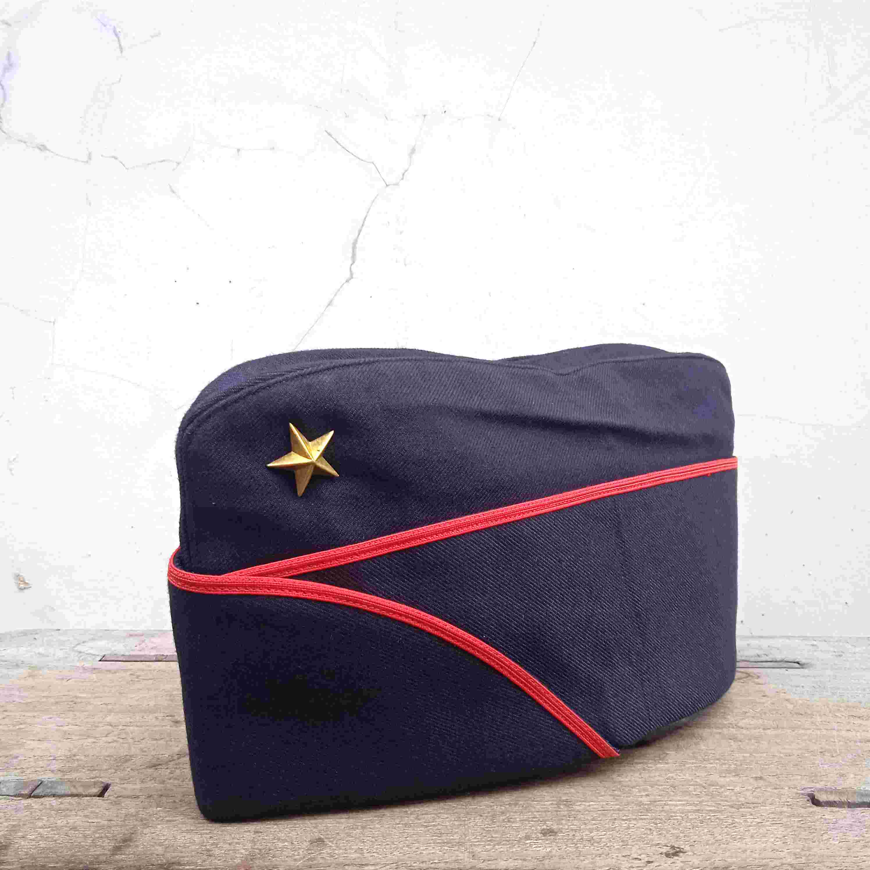 Barang Jadul Topi Mut ABRI Th.1990an Lis Merah NOS Baru Stok Lama