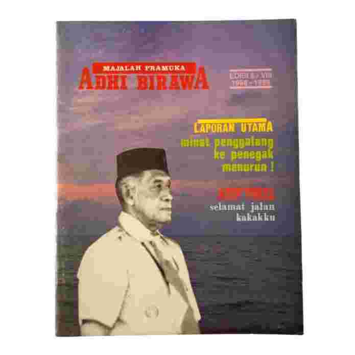 Antik Majalah Pramuka Adhi Birawa Berita Meninggal Hamengkubuwono IX