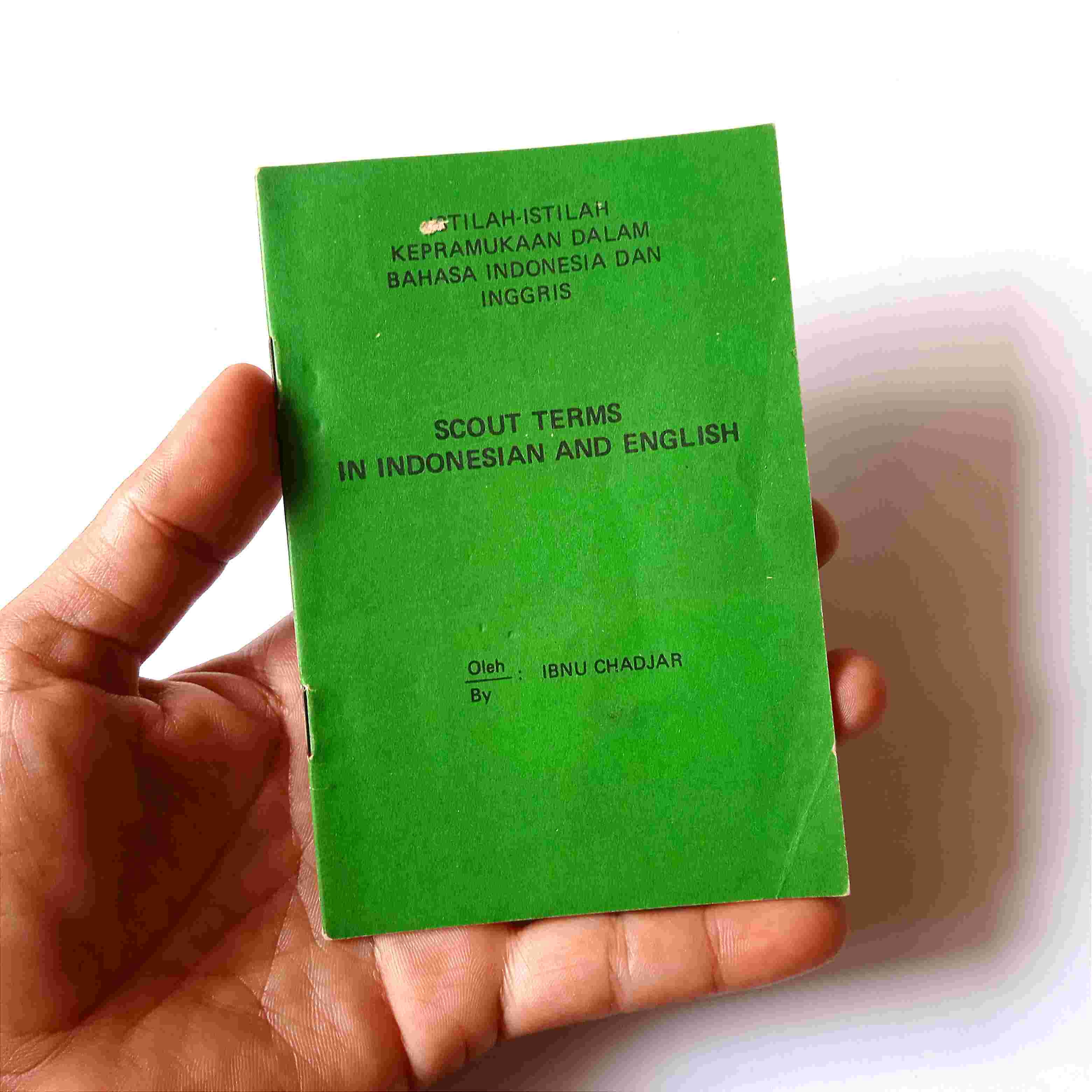 Buku Pramuka Istilah² Kepramukaan Dlm Bahasa Indonesia & Inggris 1980