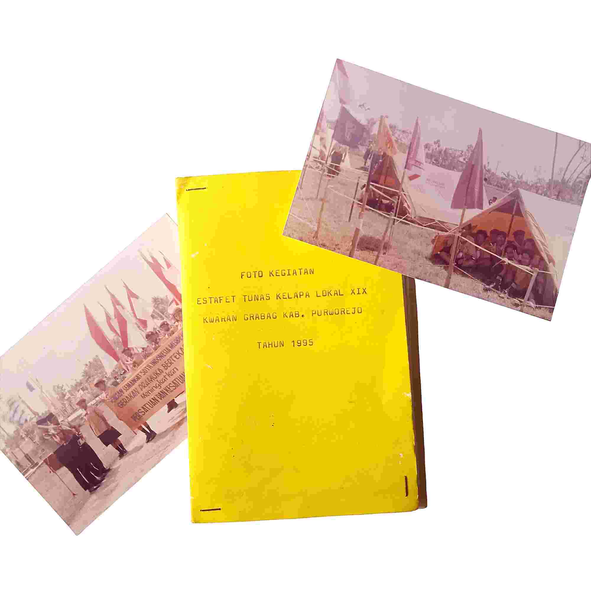 Antik Album Foto Kegiatan Pramuka Estafet Tunas Kelapa Purworejo 1995