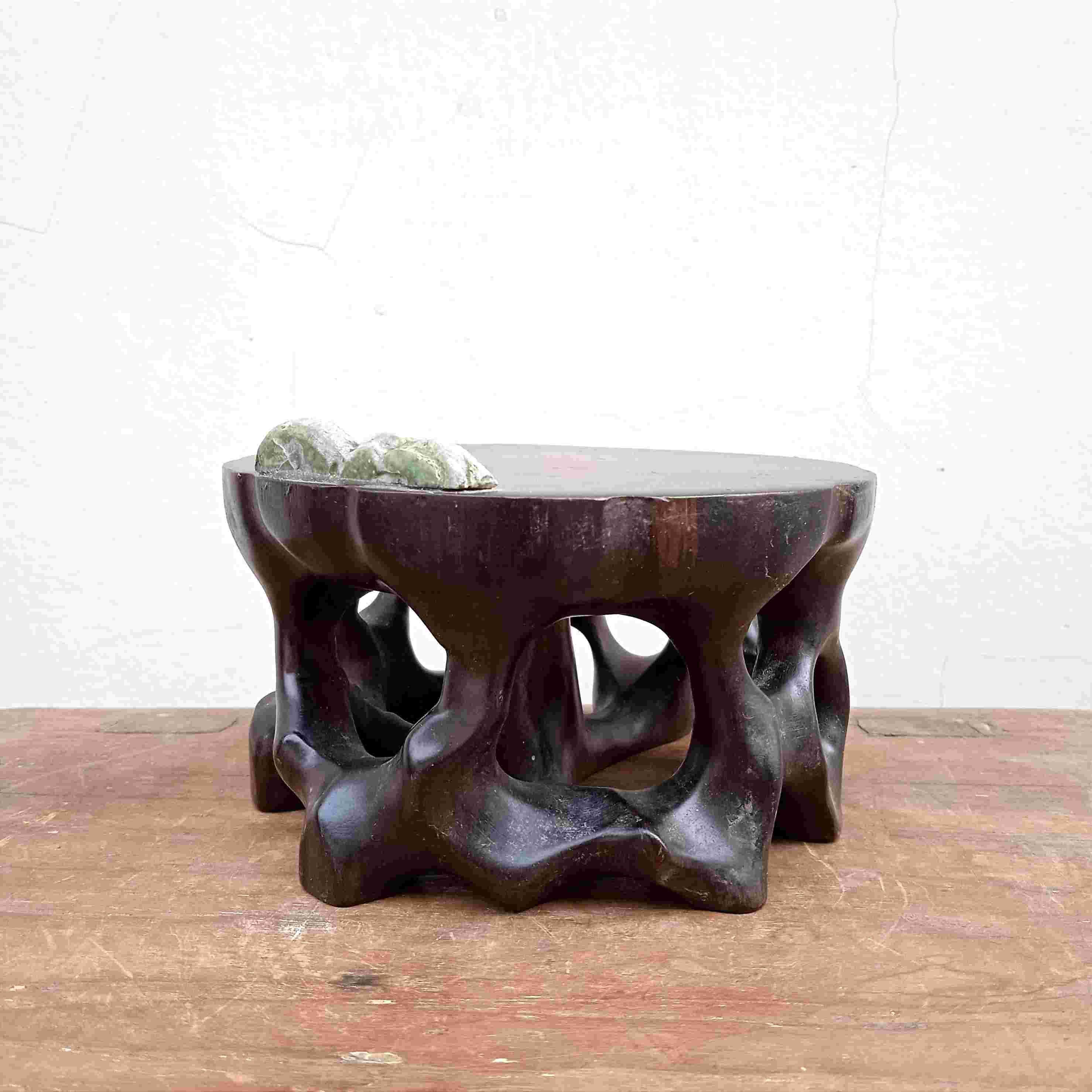 Barang Jadul Tatakan Bancikan Kayu Cina Tua Antik