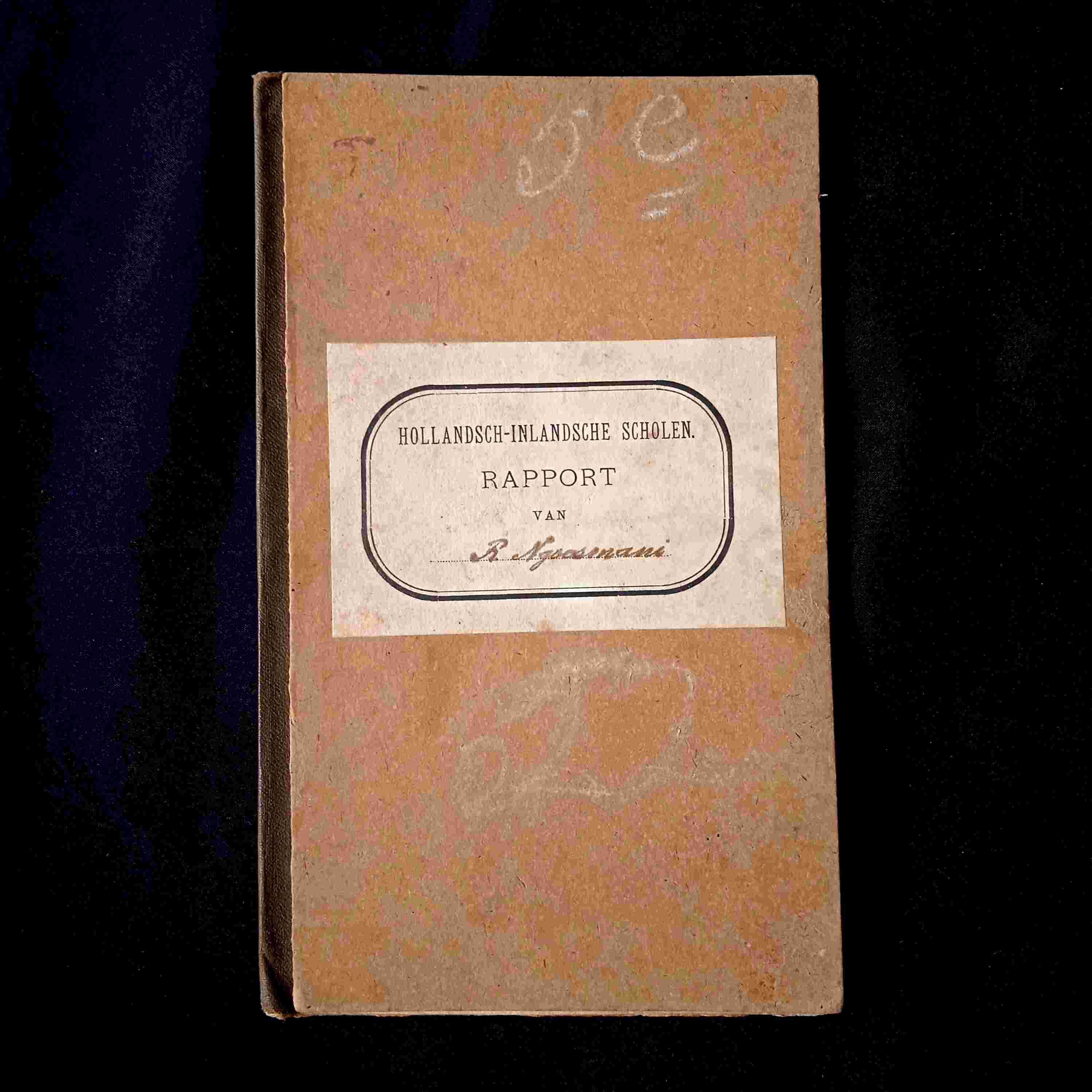 Antik Hollandsch - Inlandsche Rapport Van R.Ngoesmani 1915 - 1925 Tua